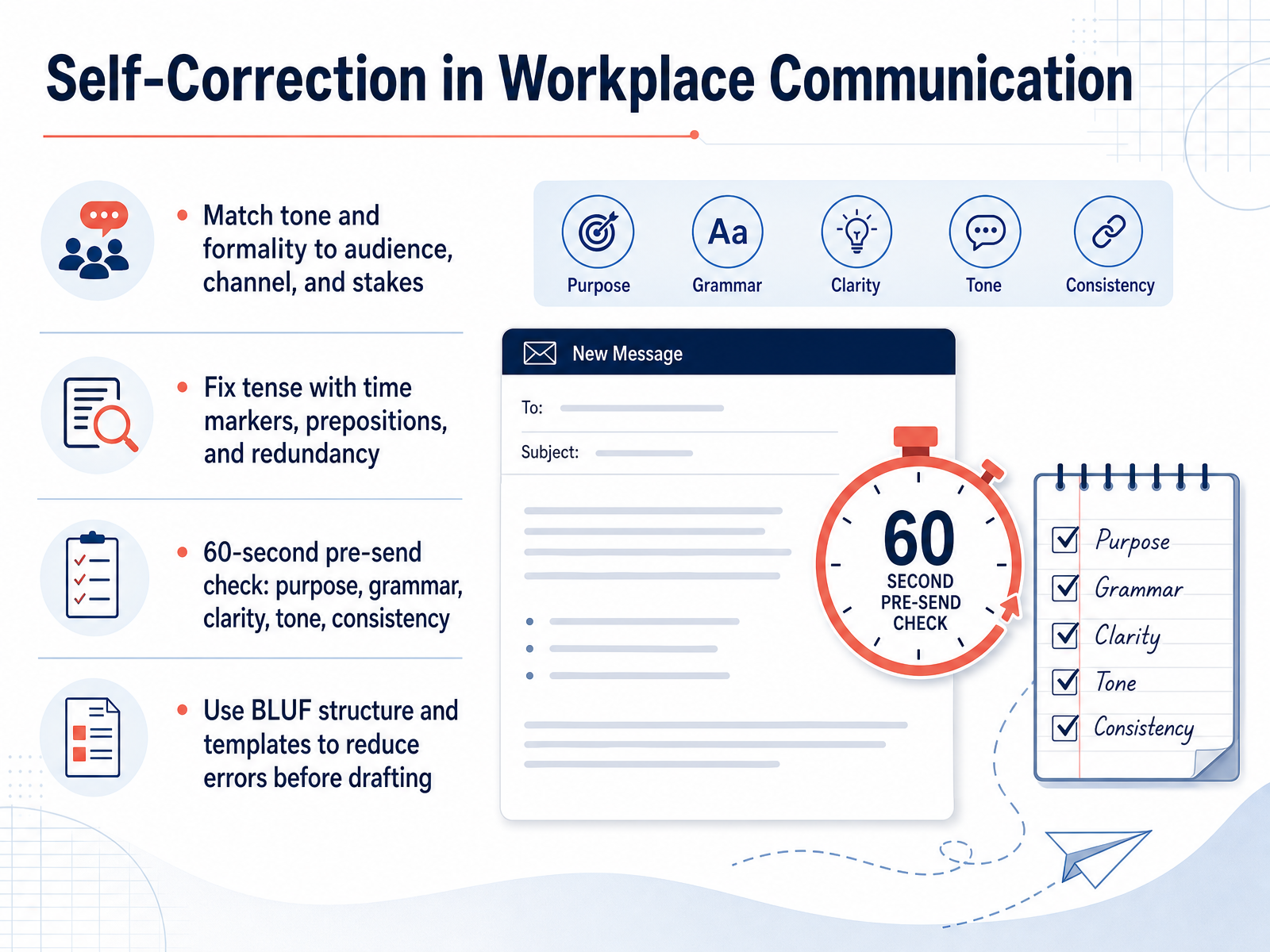 Self-Correction in Workplace Communication