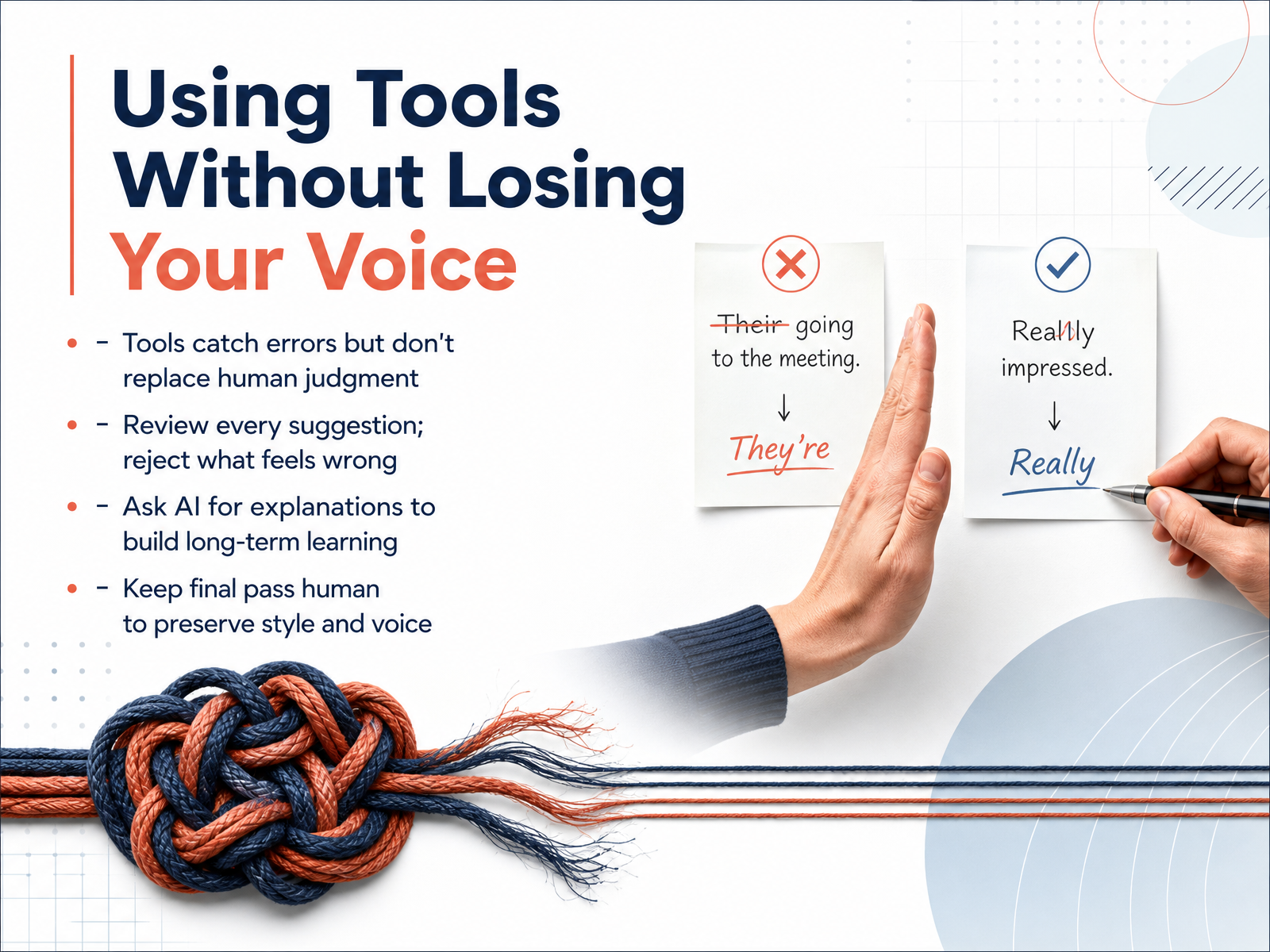 Using Tools Without Losing Your Voice