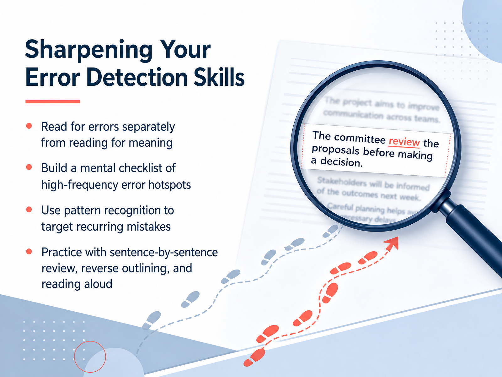 Sharpening Your Error Detection Skills