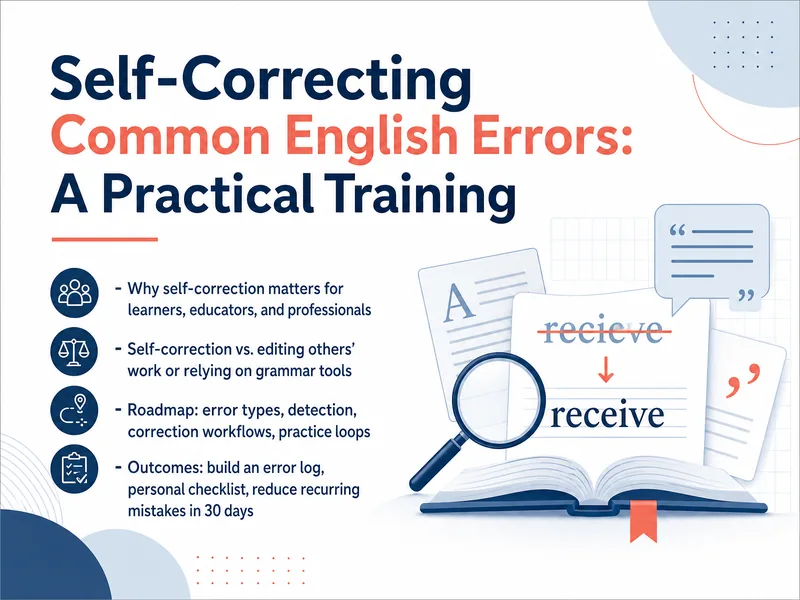 English Error Correction Mastery — digital-human course