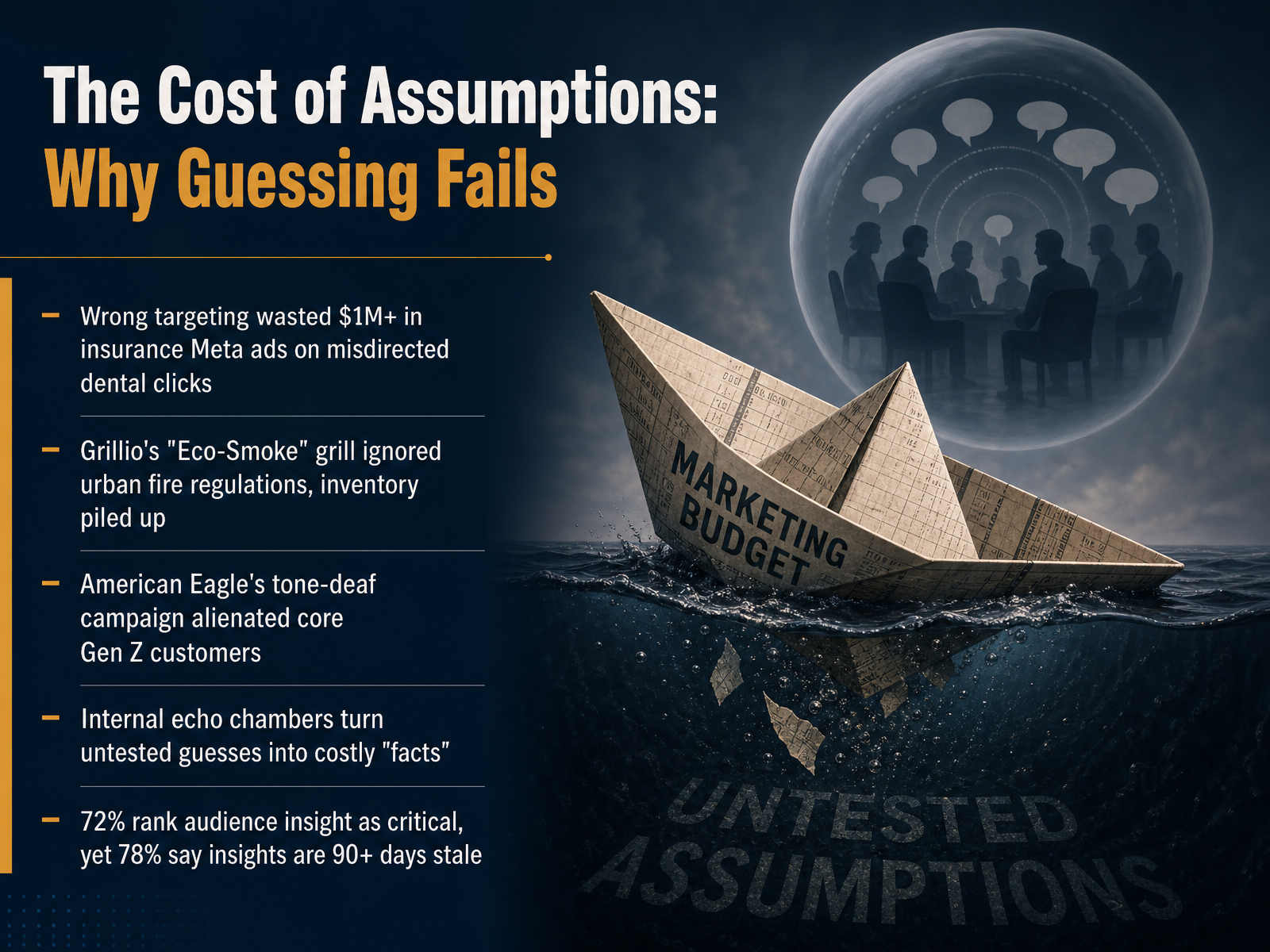 The Cost of Assumptions: Why Guessing Fails