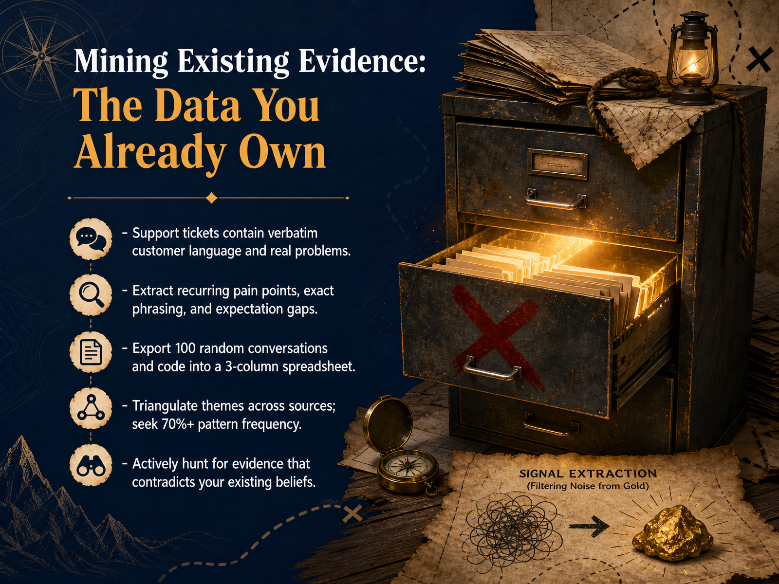 Mining Existing Evidence: The Data You Already Own