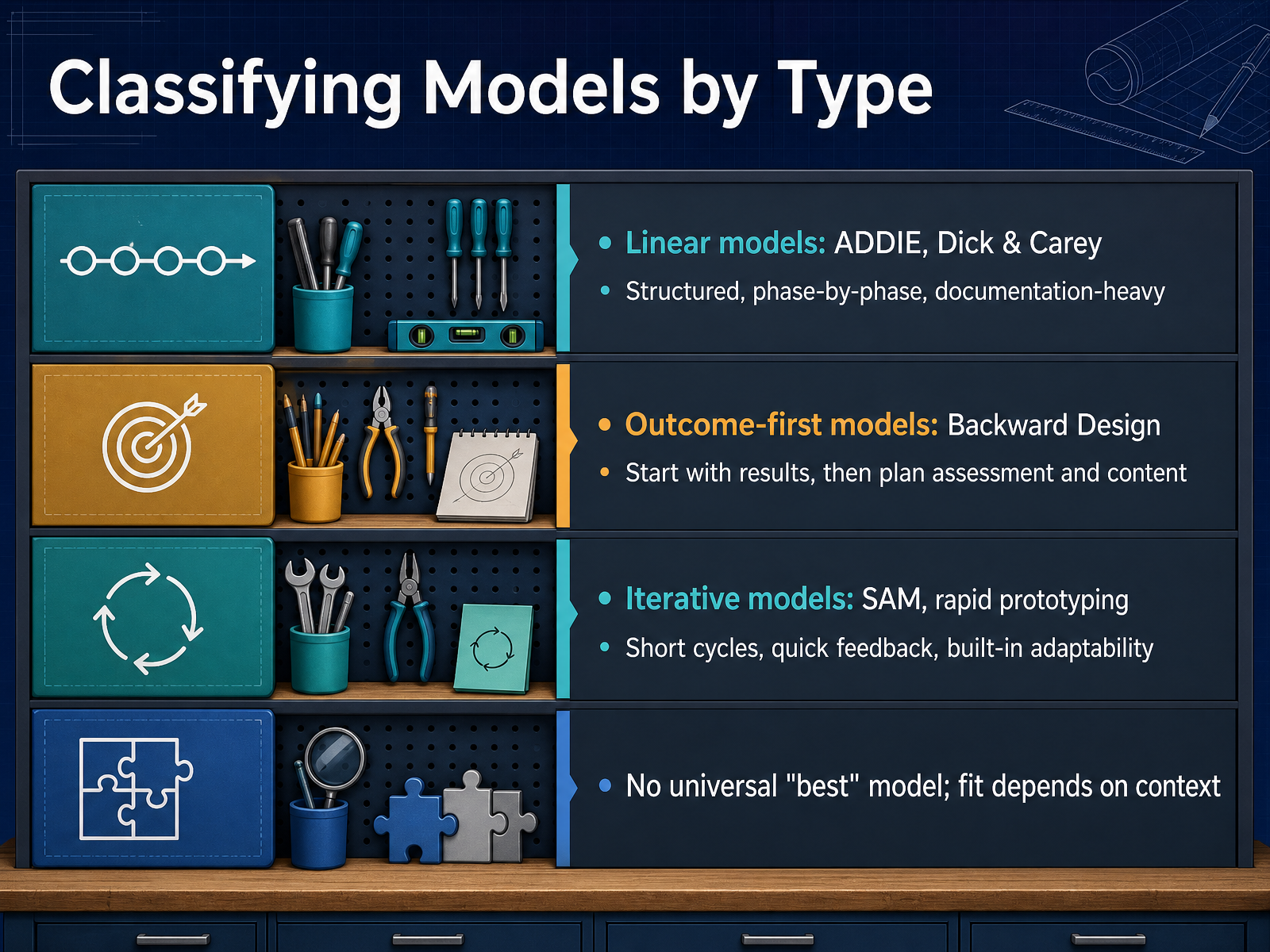 Classifying Models by Type