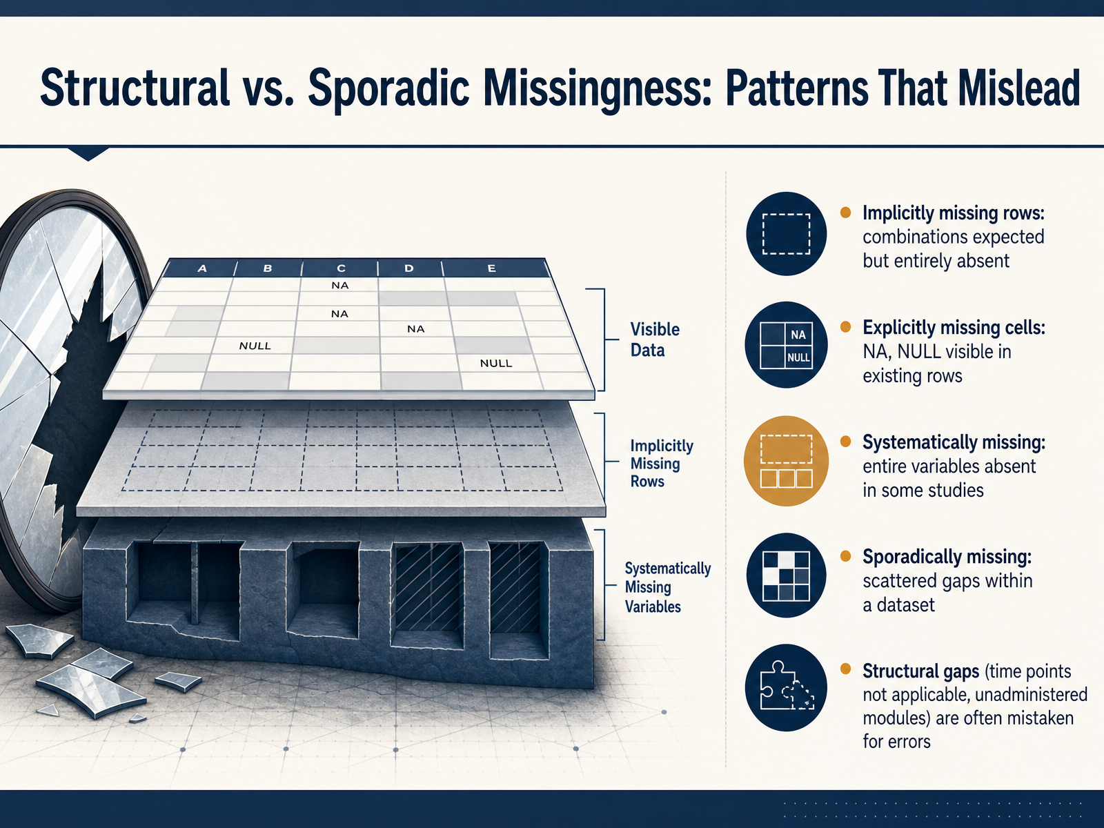 Structural vs. Sporadic Missingness: Patterns That Mislead