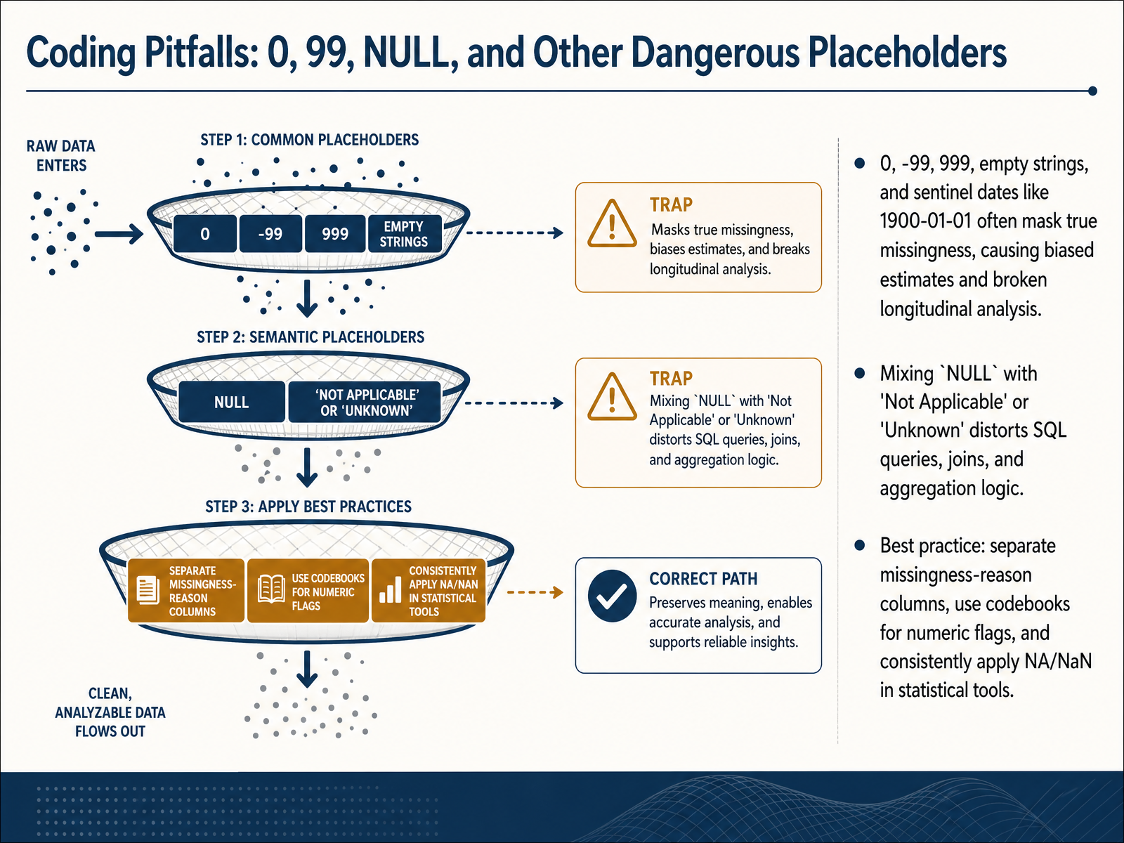 Coding Pitfalls: 0, 99, NULL, and Other Dangerous Placeholders