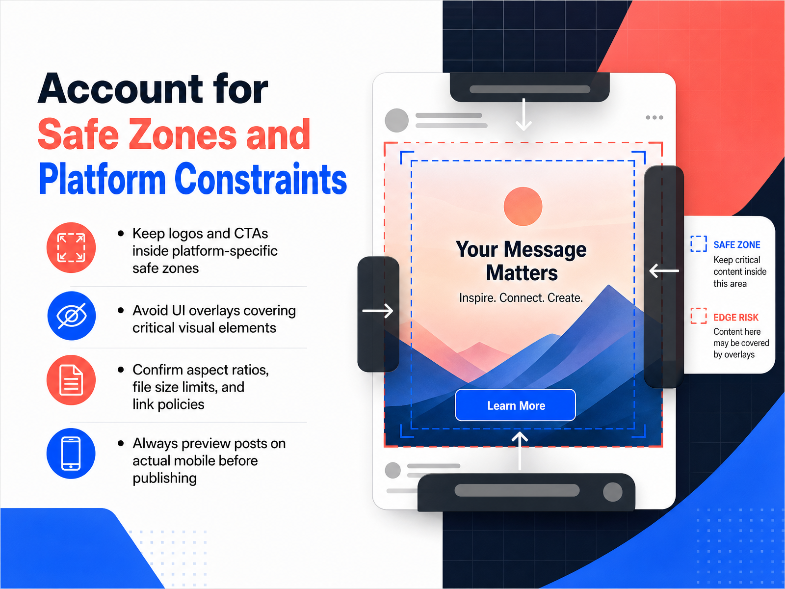 Account for Safe Zones and Platform Constraints