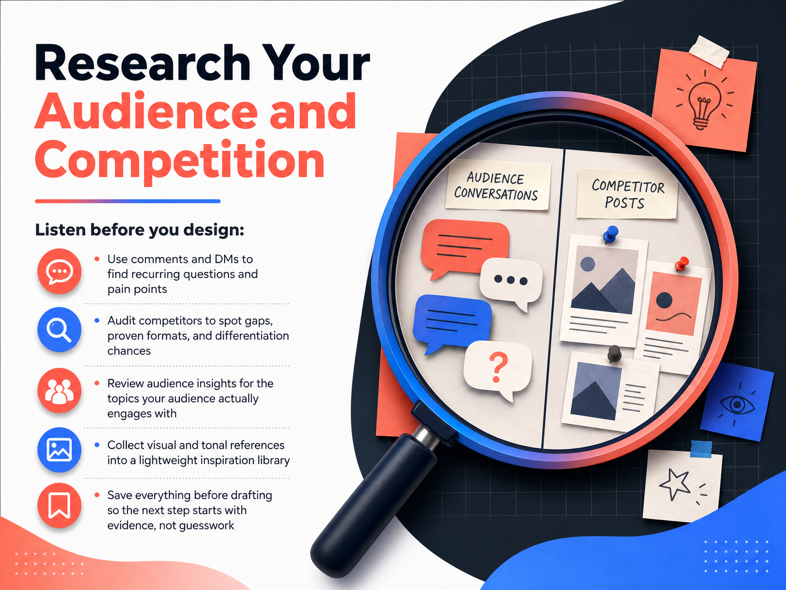 Research Your Audience and Competition