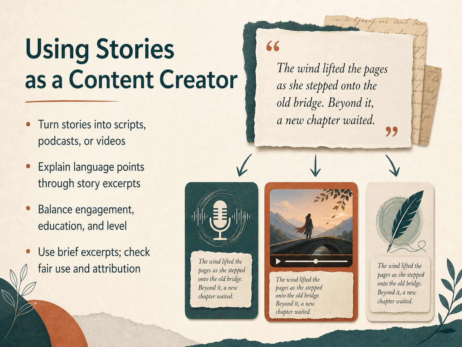 Using Stories as a Content Creator