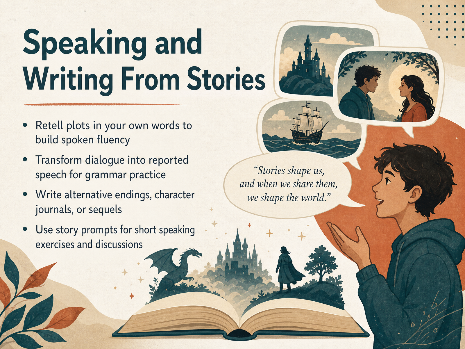 Speaking and Writing From Stories
