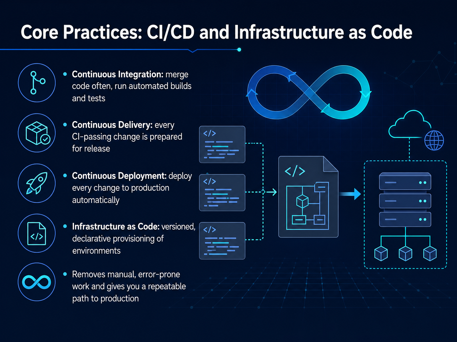 Core Practices: CI/CD and Infrastructure as Code