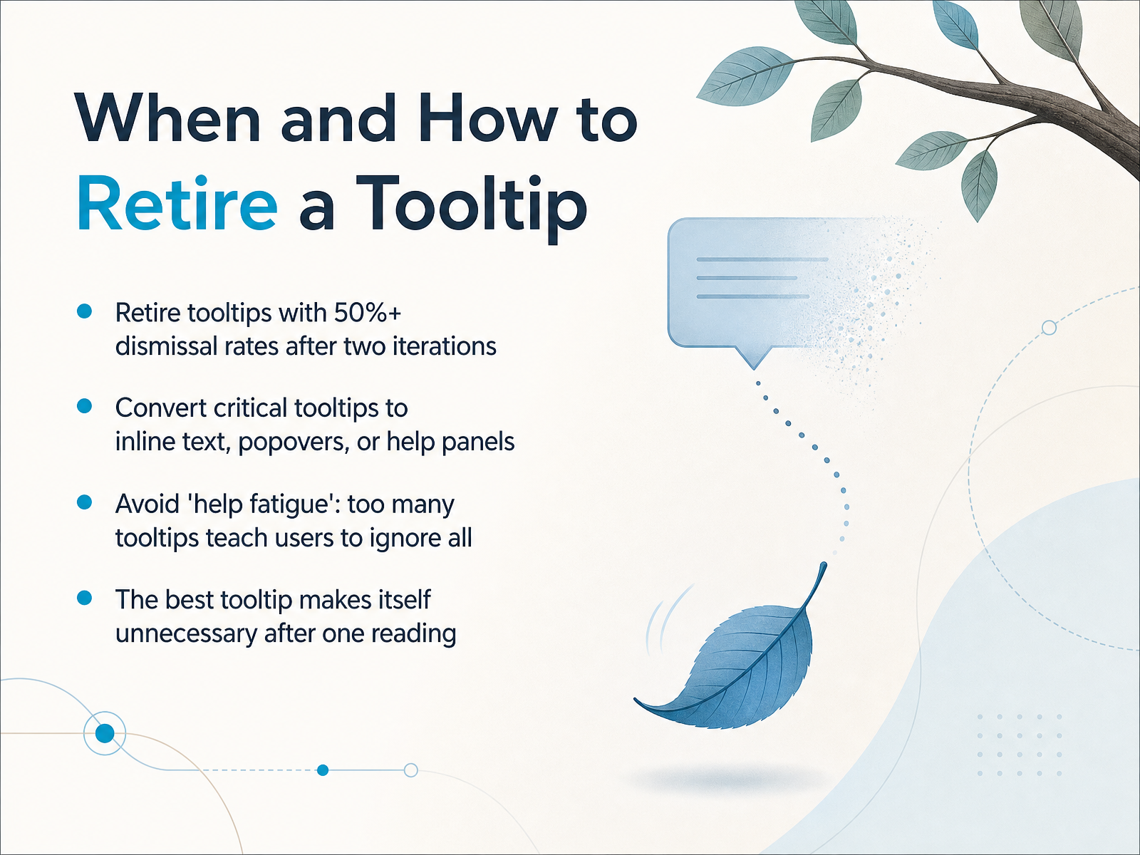 When and How to Retire a Tooltip