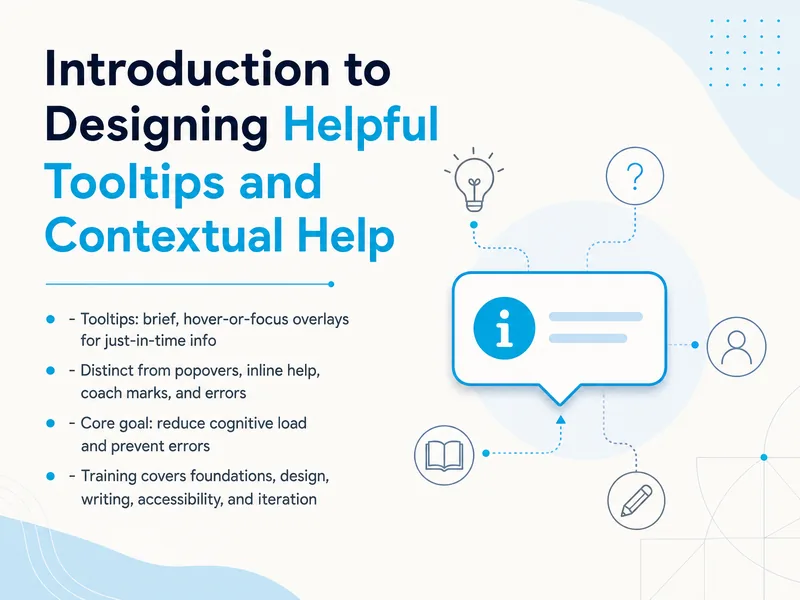 Designing Helpful Tooltips & Contextual Help — digital-human course