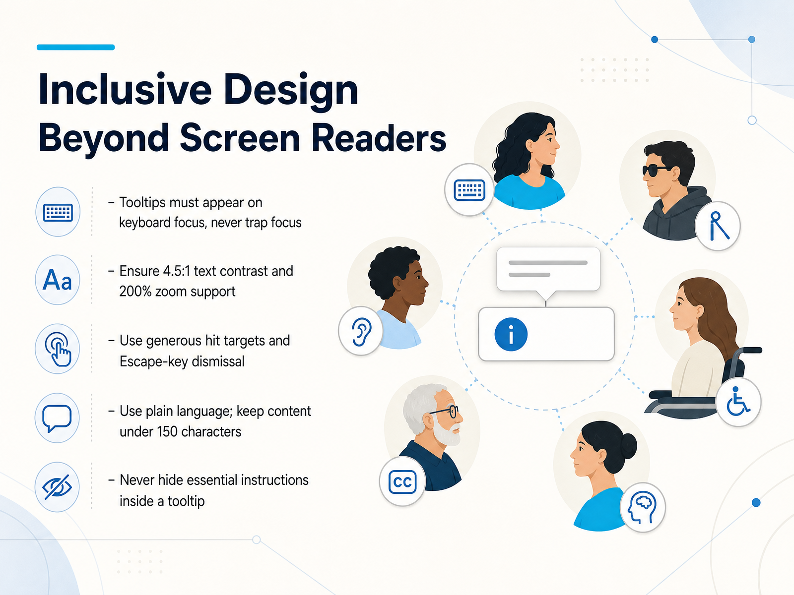 Inclusive Design Beyond Screen Readers