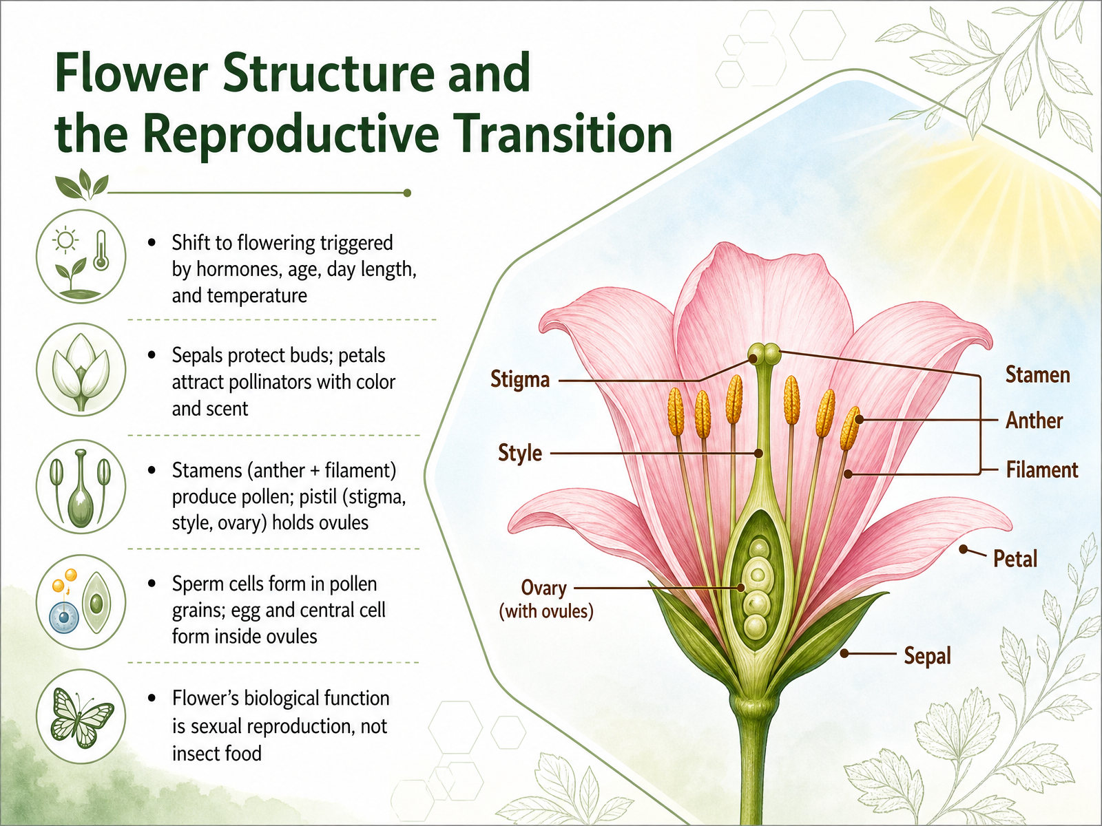 Flower Structure and the Reproductive Transition