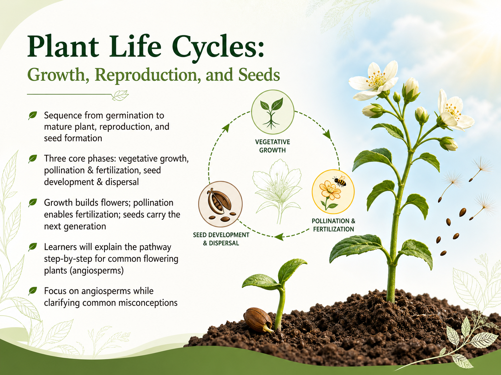 Plant Life Cycles: Growth & Reproduction