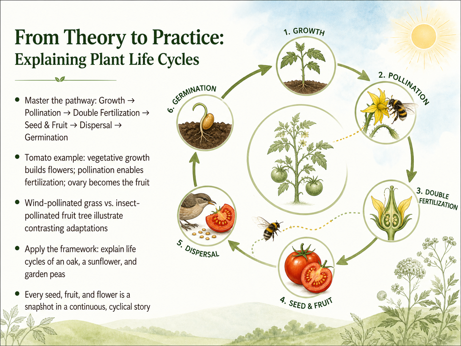 From Theory to Practice: Explaining Plant Life Cycles