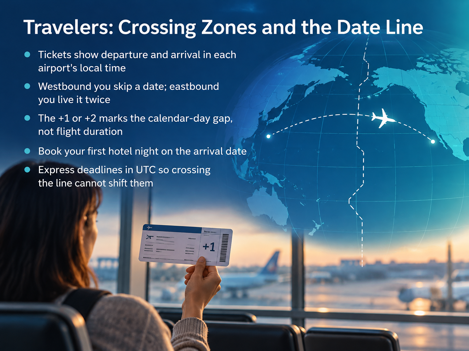 Travelers: Crossing Zones and the Date Line
