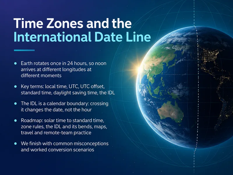 Time Zones and the International Date Line — digital-human course