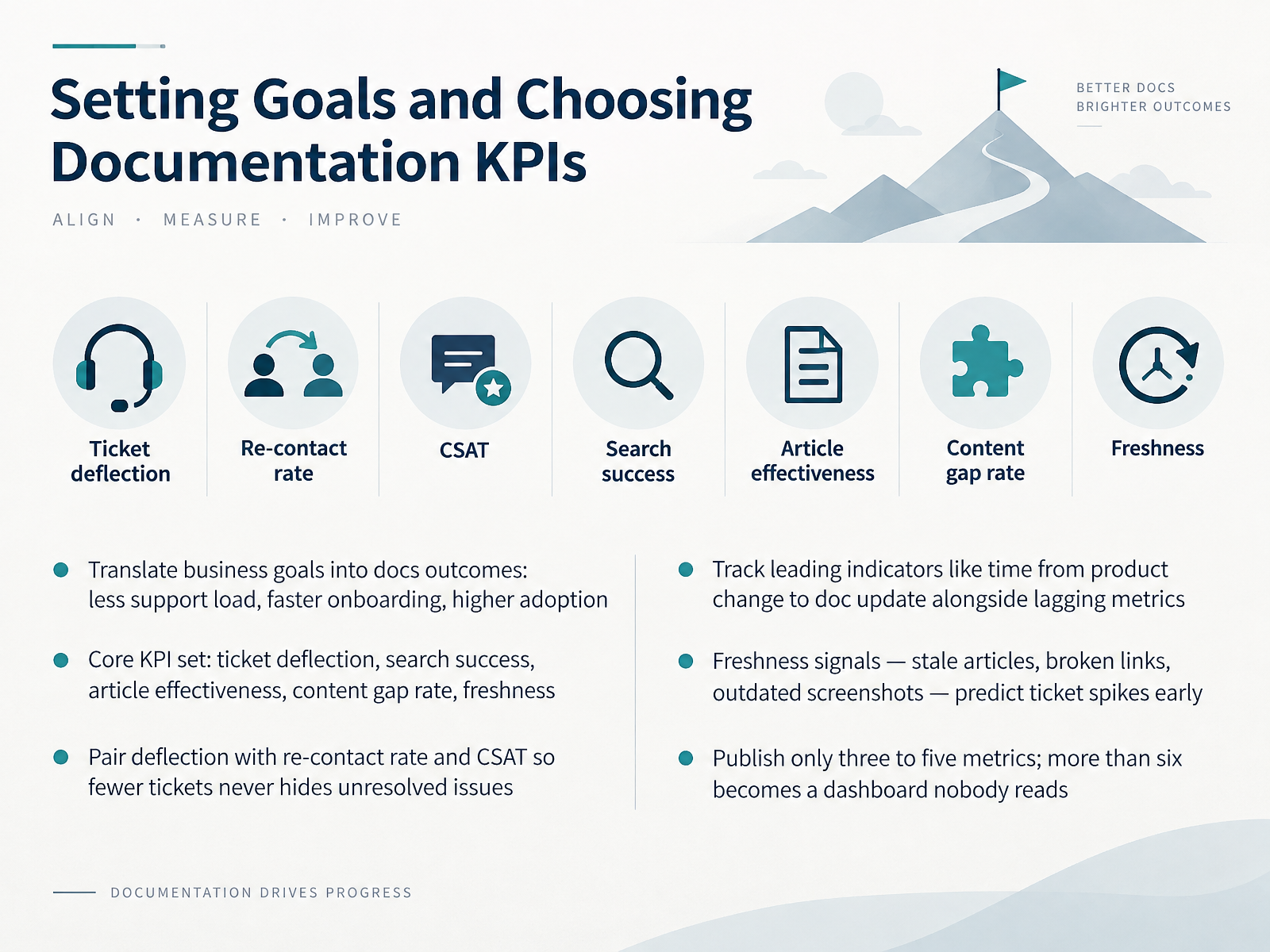 Setting Goals and Choosing Documentation KPIs
