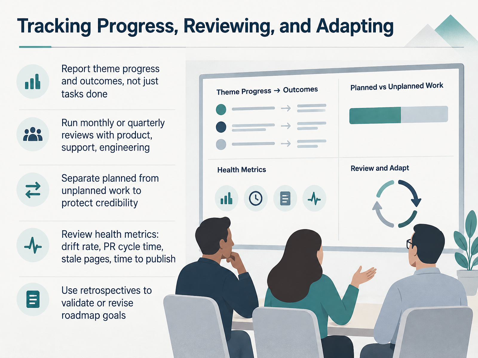 Tracking Progress, Reviewing, and Adapting