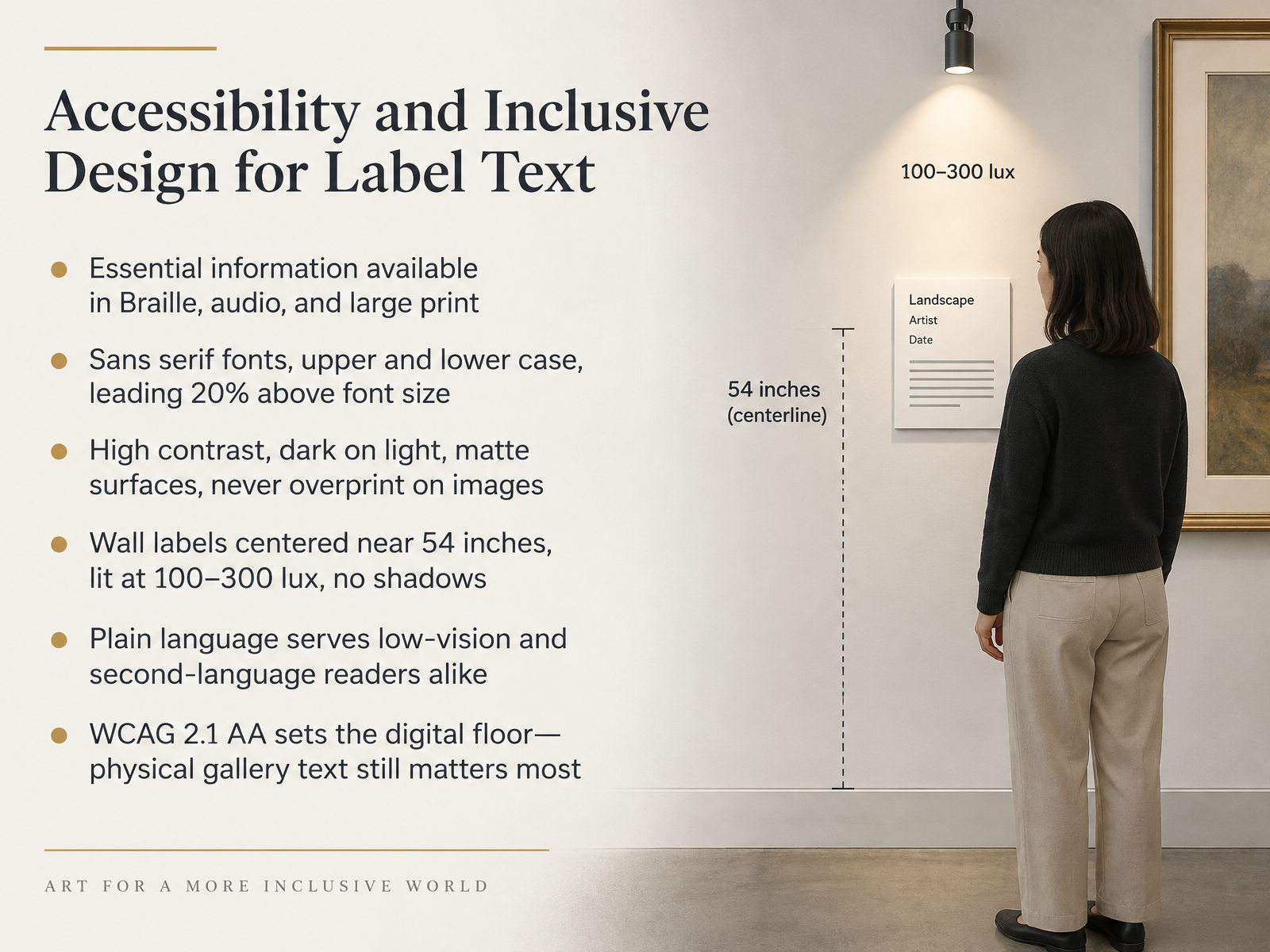 Accessibility and Inclusive Design for Label Text