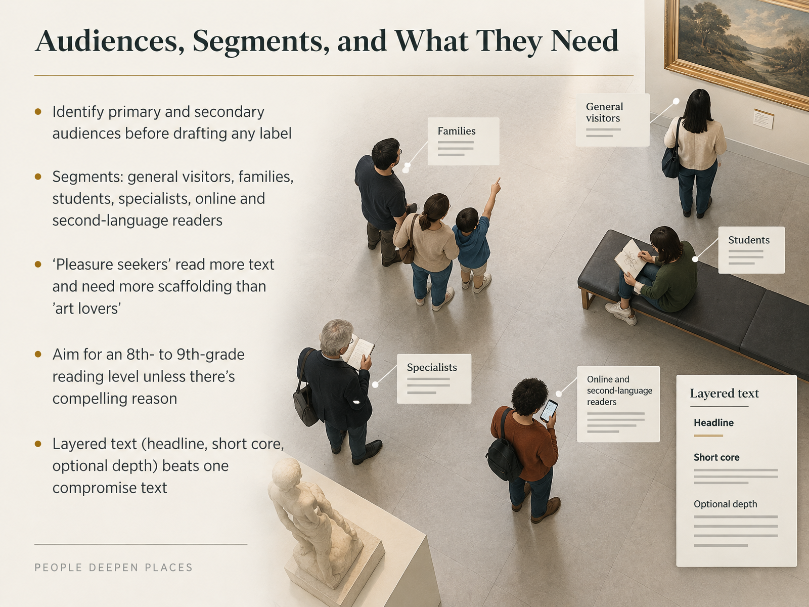 Audiences, Segments, and What They Need