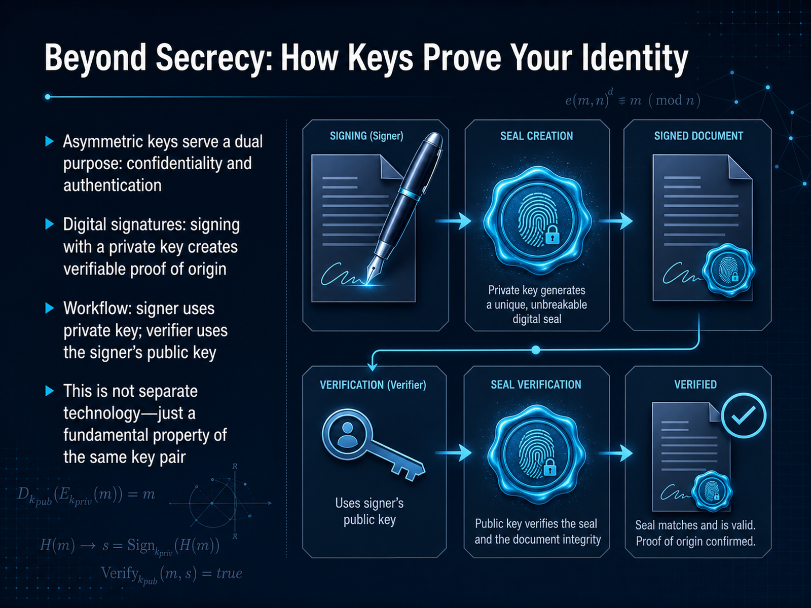 Beyond Secrecy: How Keys Prove Your Identity