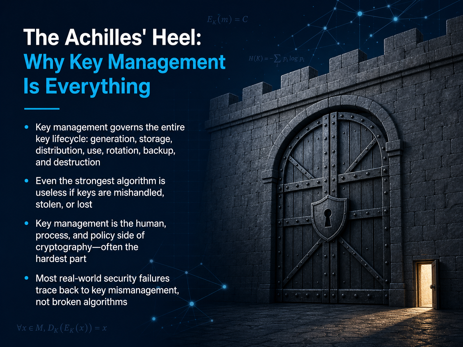 The Achilles' Heel: Why Key Management Is Everything