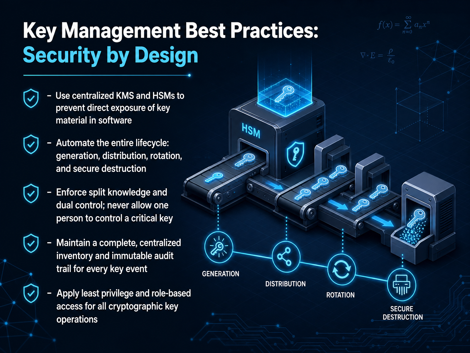 Key Management Best Practices: Security by Design