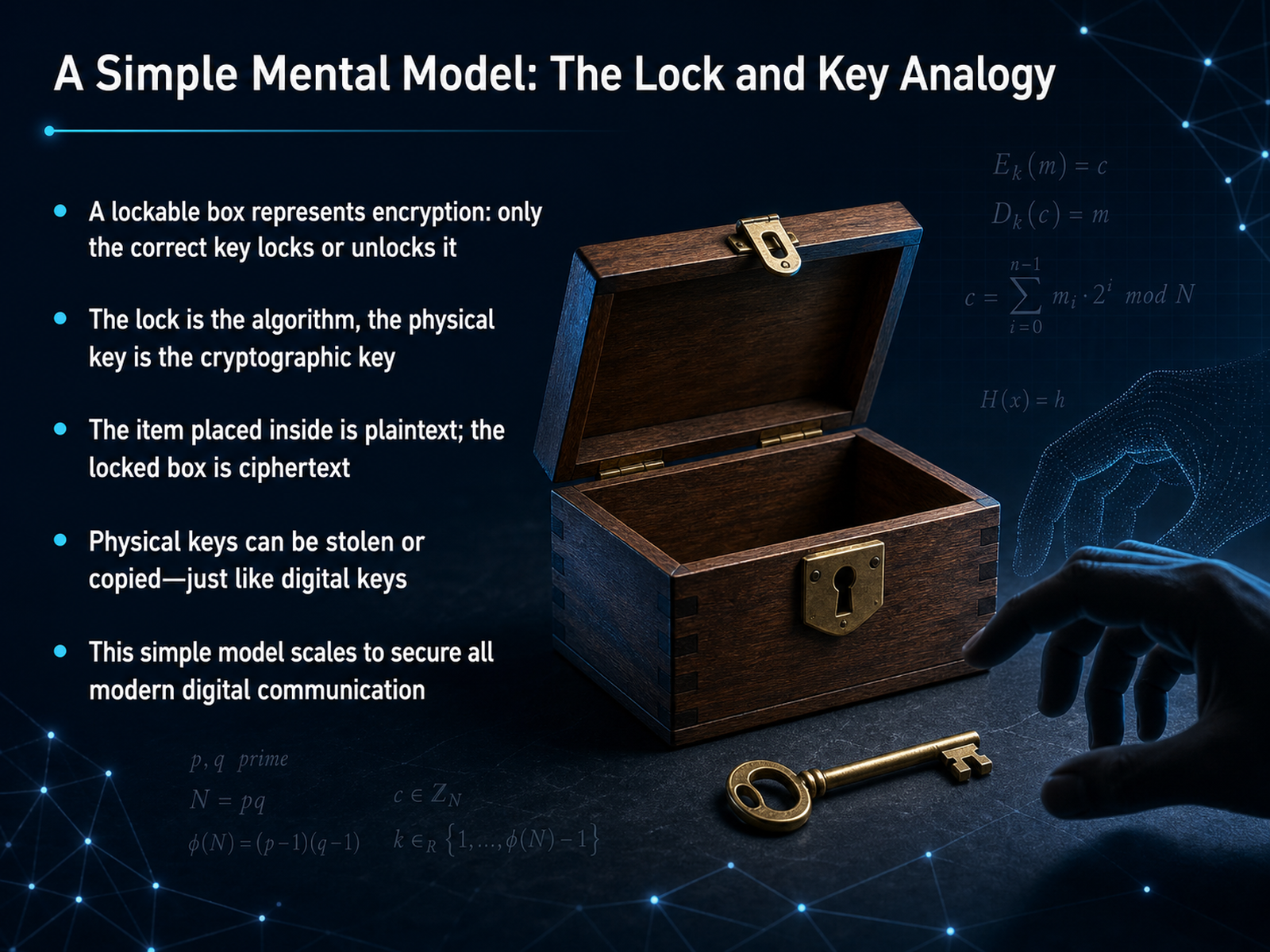 A Simple Mental Model: The Lock and Key Analogy