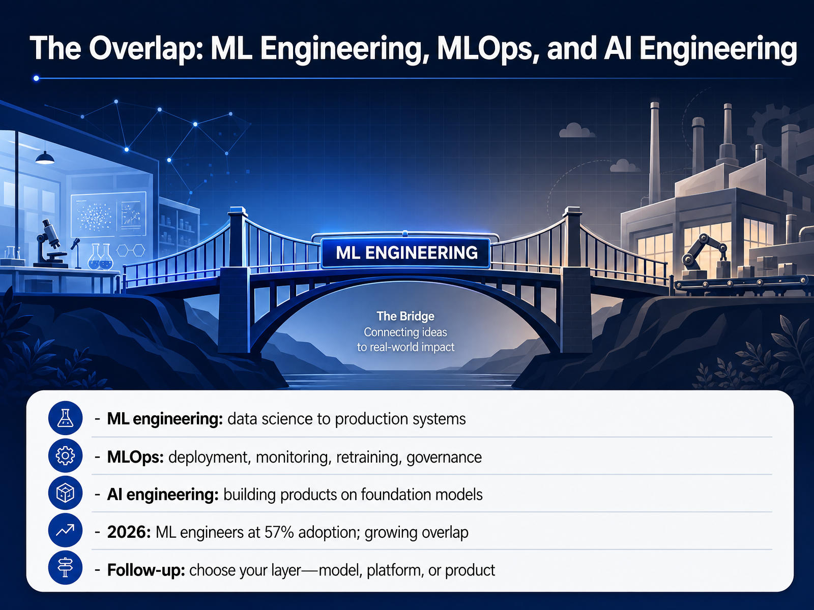 The Overlap: ML Engineering, MLOps, and AI Engineering