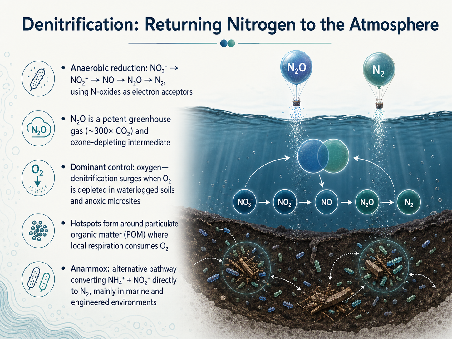 Denitrification: Returning Nitrogen to the Atmosphere