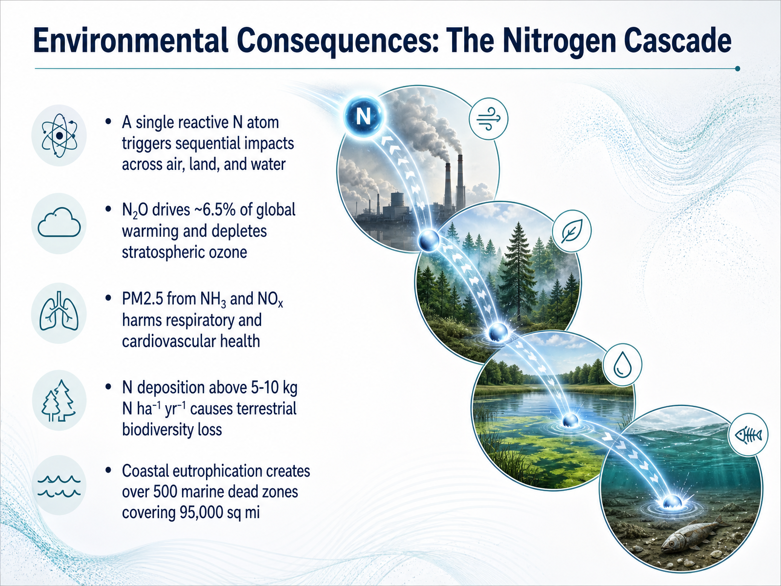 Environmental Consequences: The Nitrogen Cascade