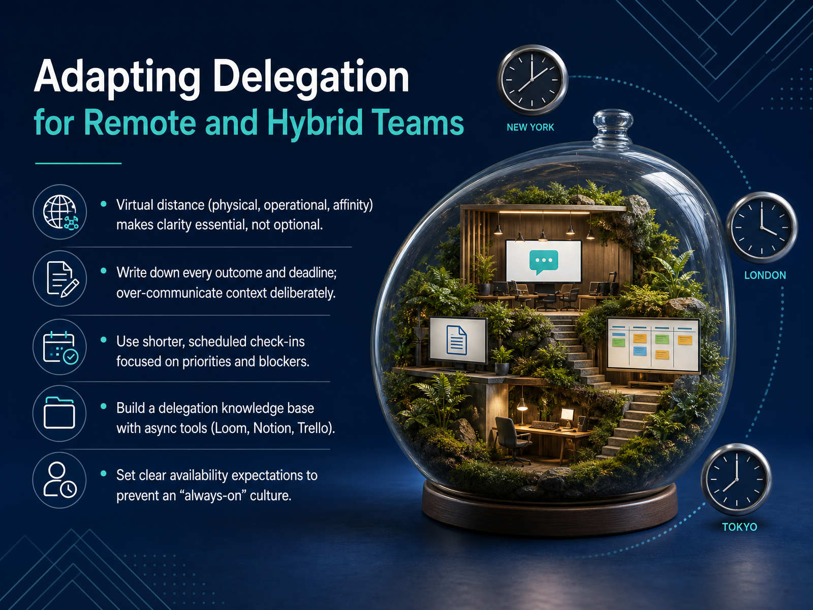 Adapting Delegation for Remote and Hybrid Teams