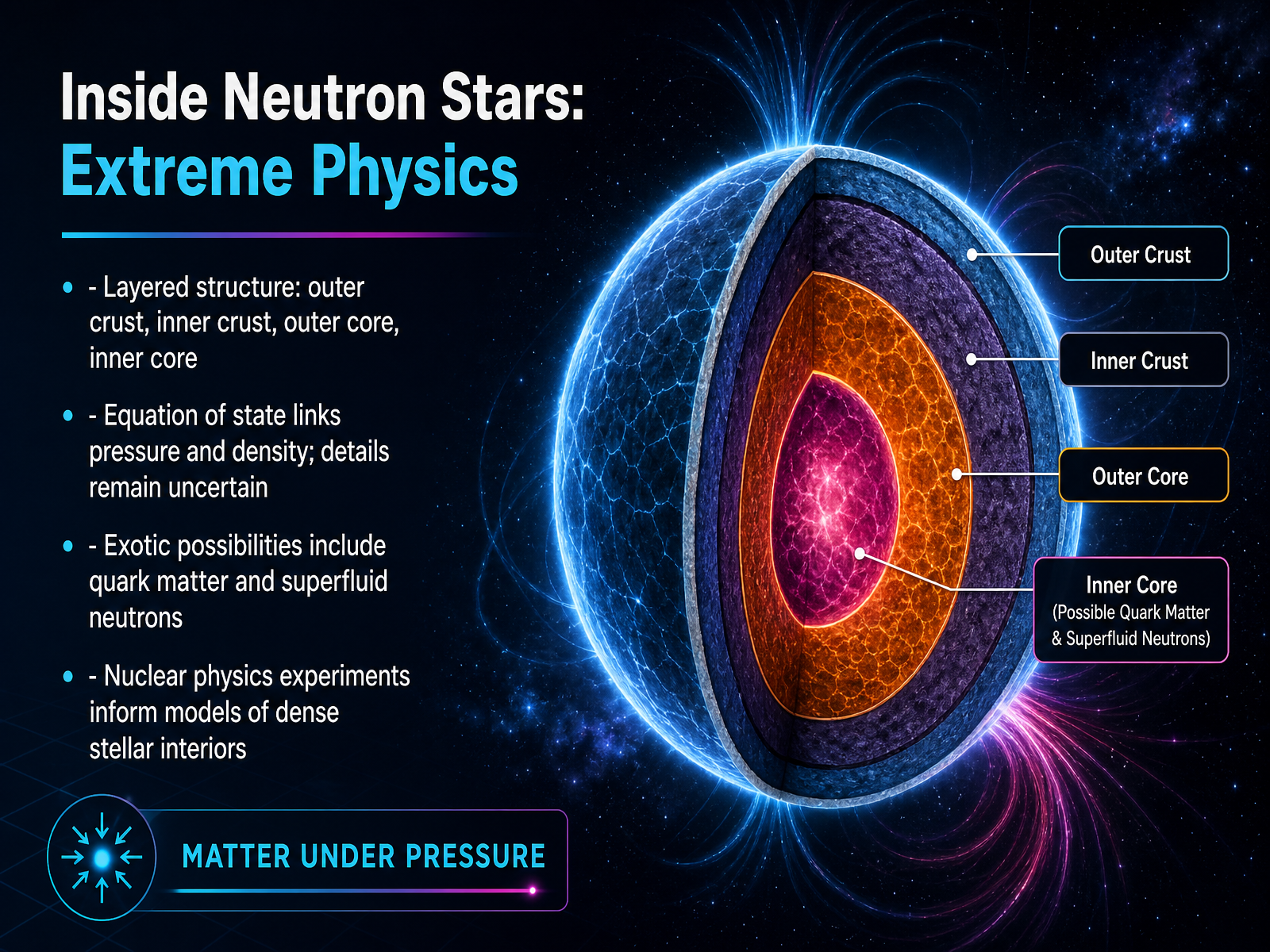 Inside Neutron Stars: Extreme Physics
