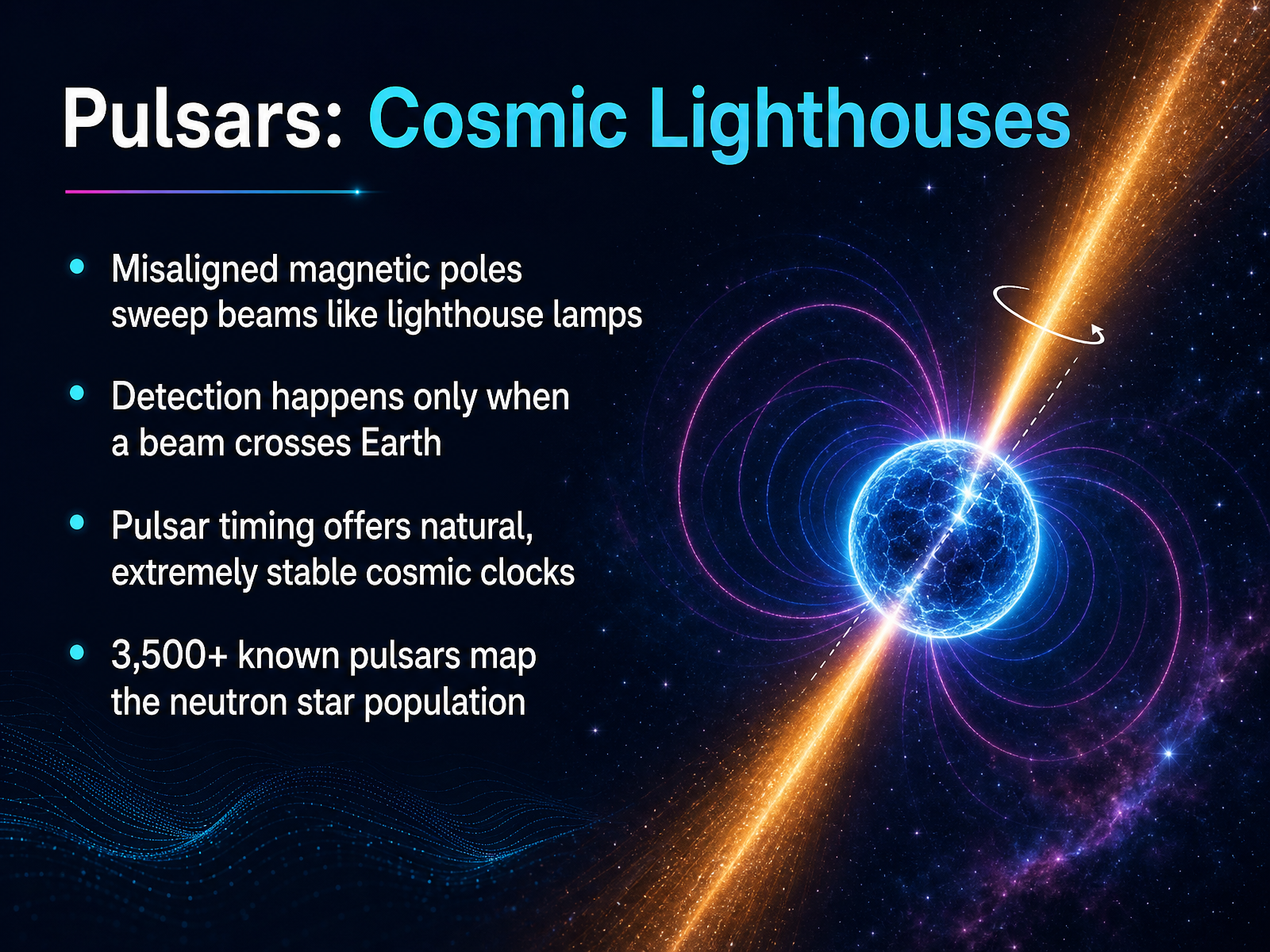 Pulsars: Cosmic Lighthouses