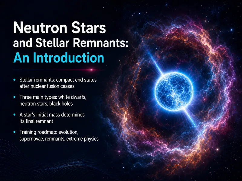 Neutron Stars and Stellar Remnants — digital-human course