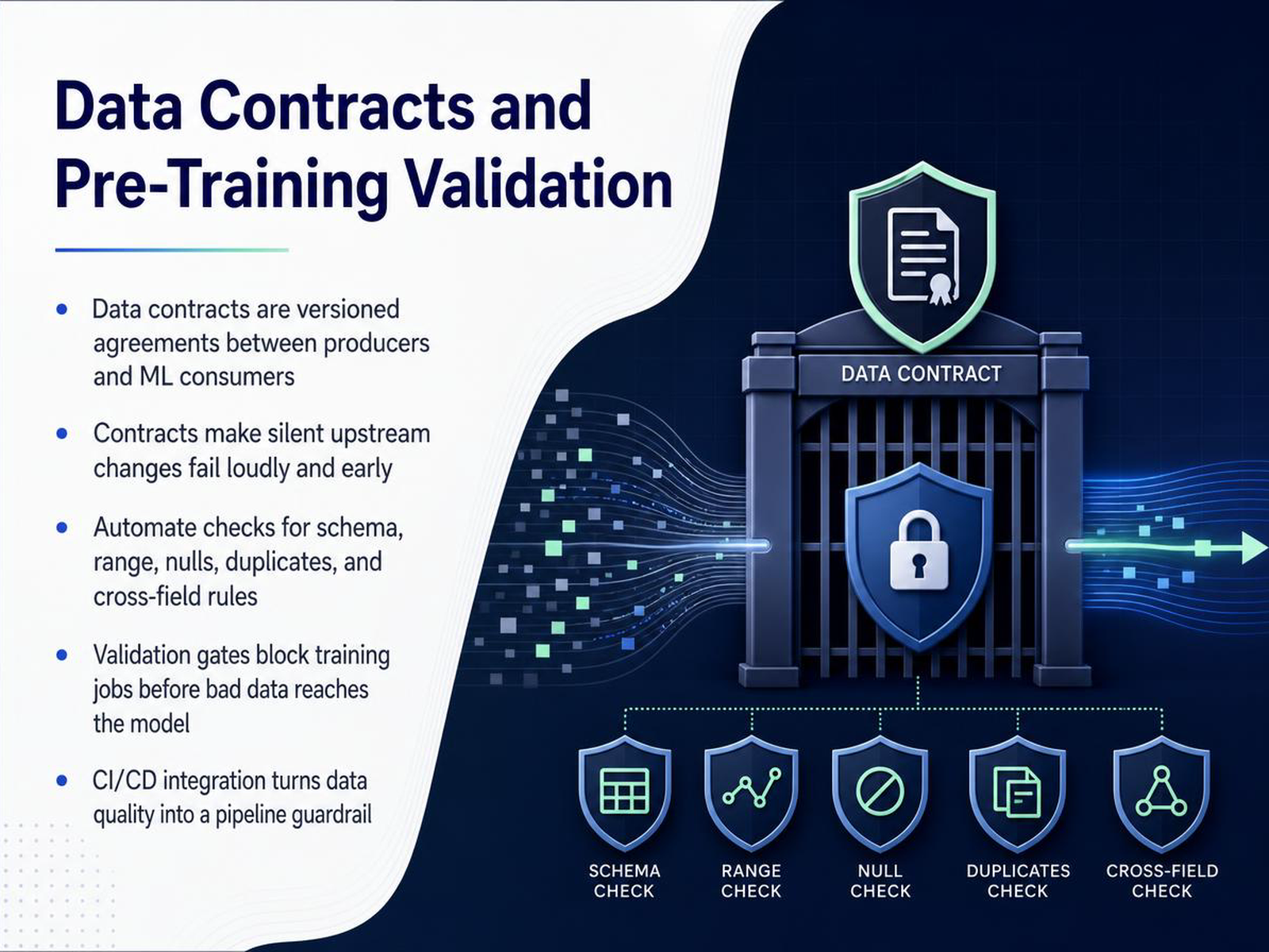 Data Contracts and Pre-Training Validation