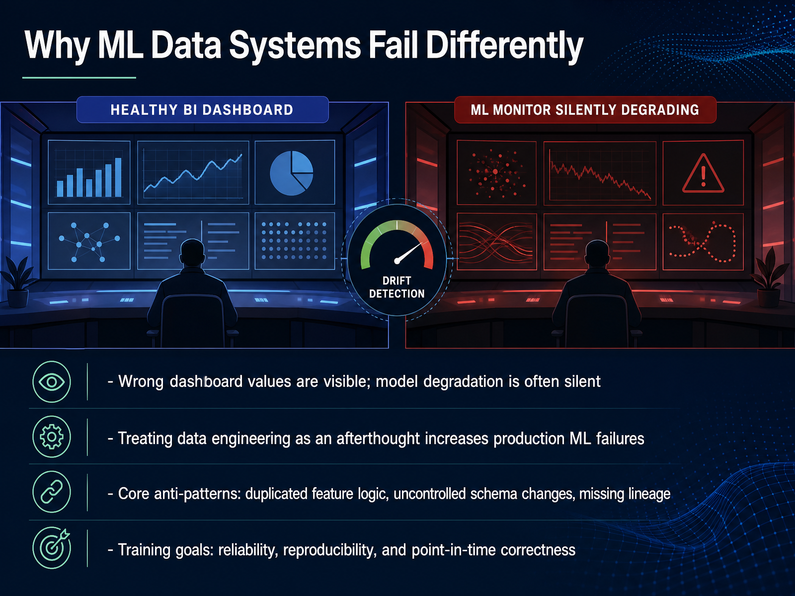 Why ML Data Systems Fail Differently
