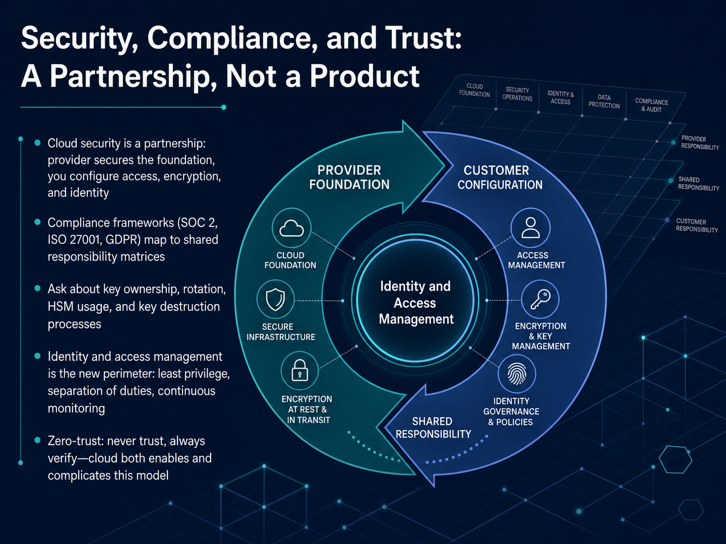 Security, Compliance, and Trust: A Partnership, Not a Product