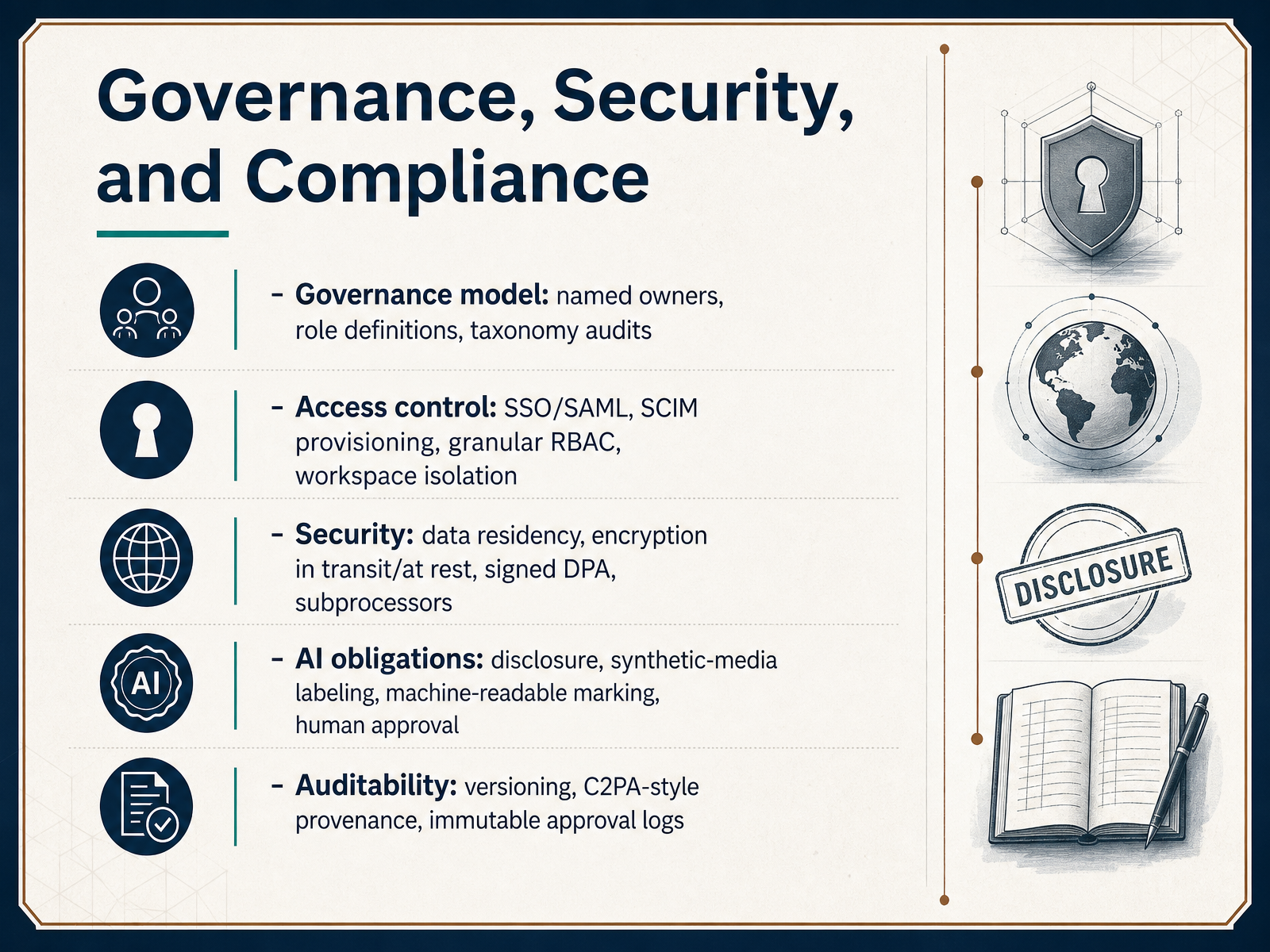Governance, Security, and Compliance