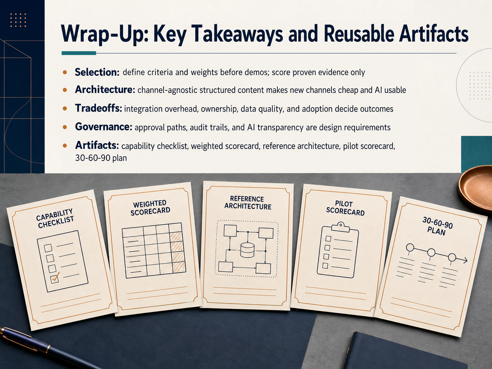 Wrap-Up: Key Takeaways and Reusable Artifacts