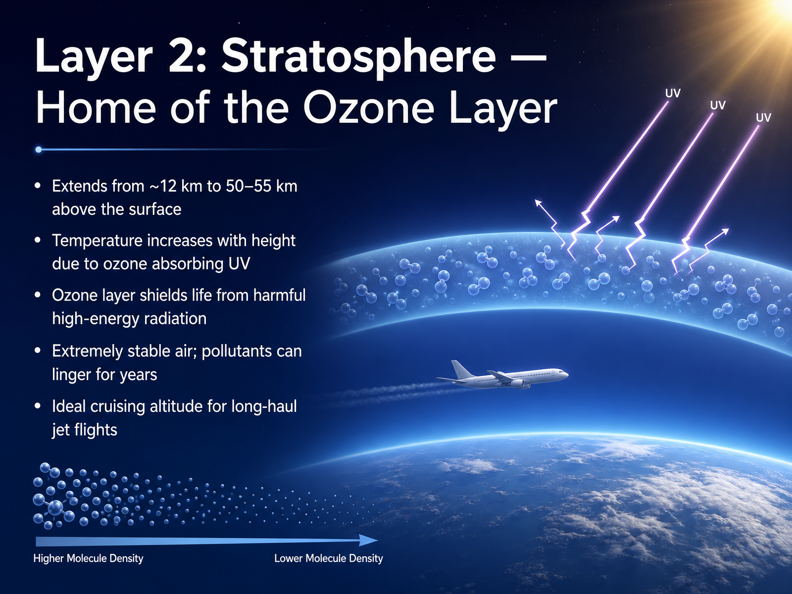 Layer 2: Stratosphere — Home of the Ozone Layer