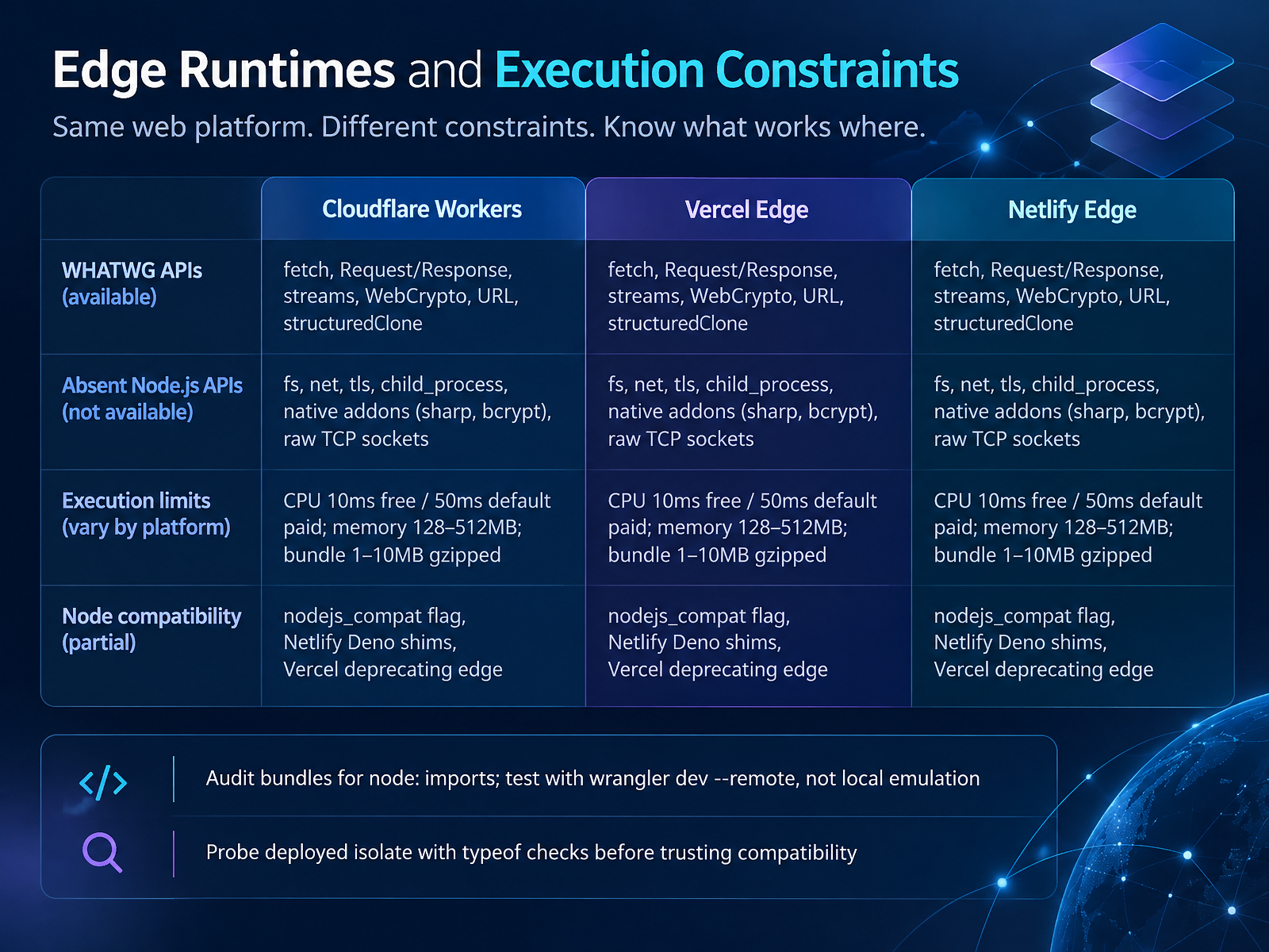 Edge Runtimes and Execution Constraints
