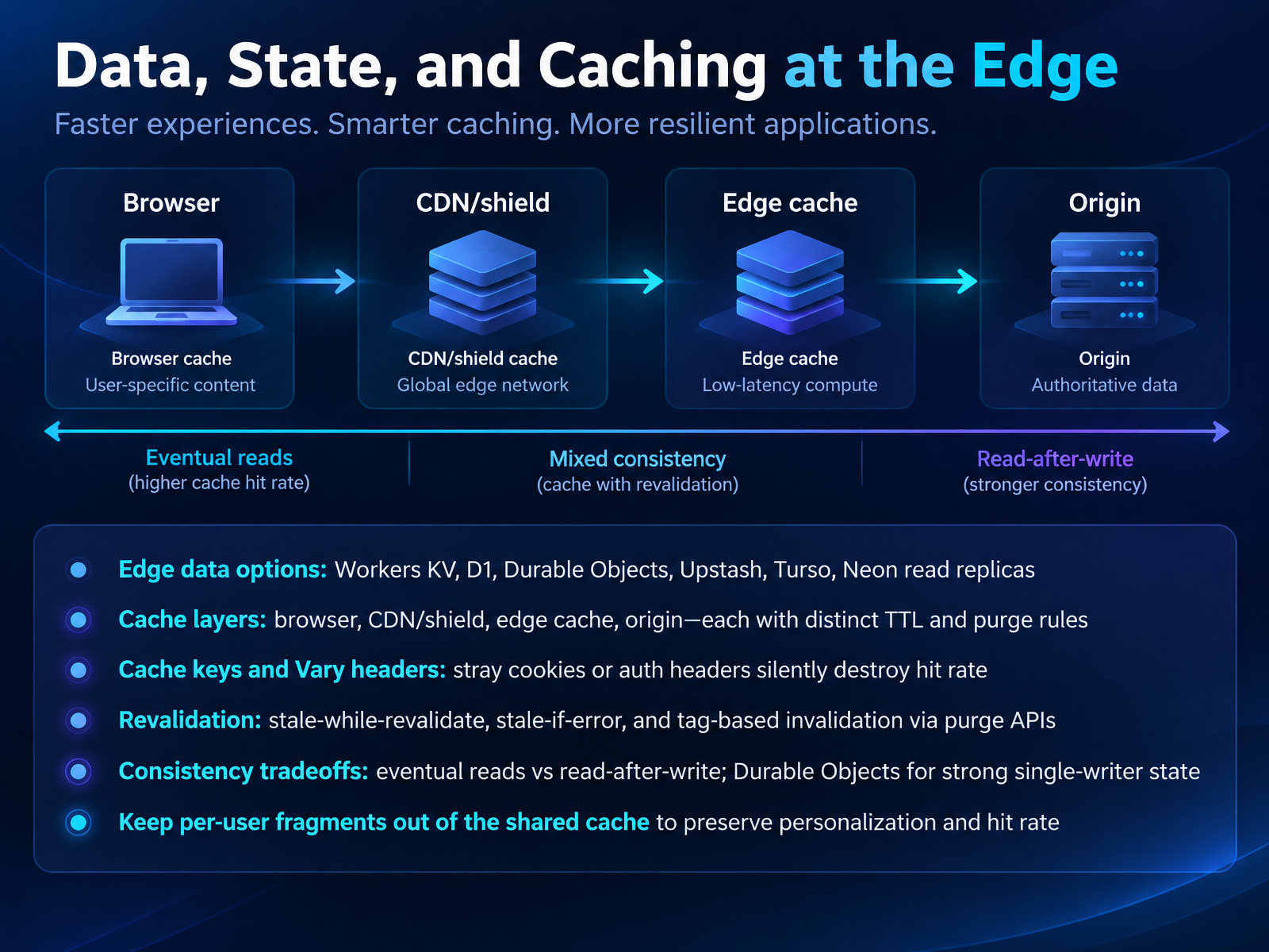 Data, State, and Caching at the Edge