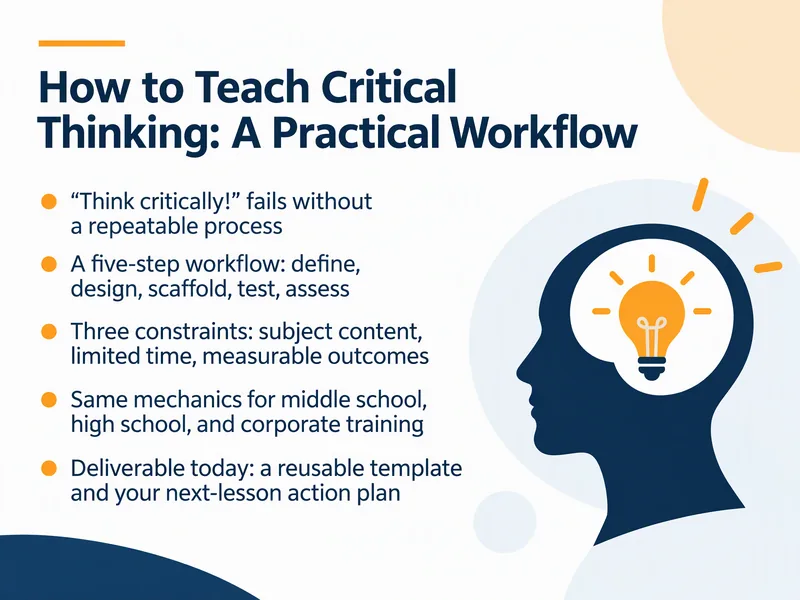 Teaching Critical Thinking: Practical Workflow — digital-human course