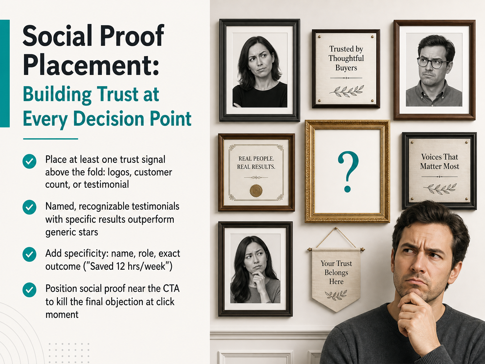 Social Proof Placement: Building Trust at Every Decision Point