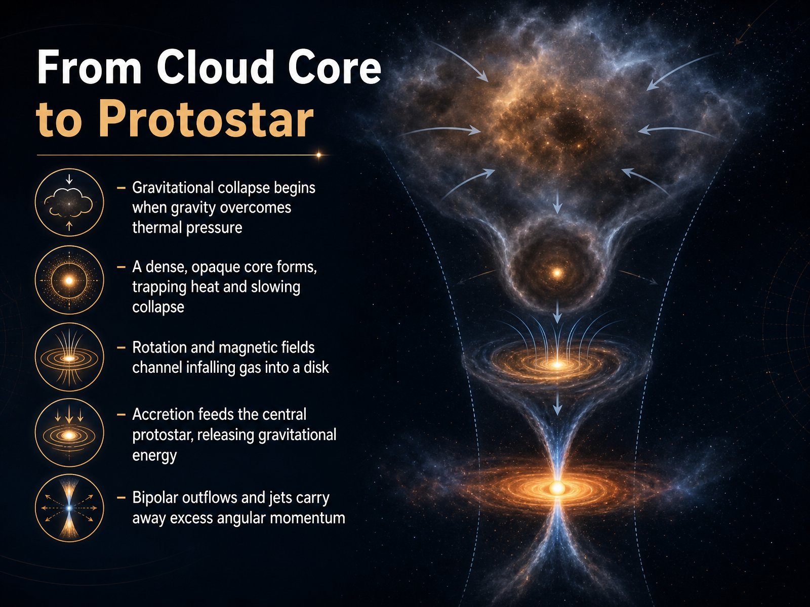 From Cloud Core to Protostar