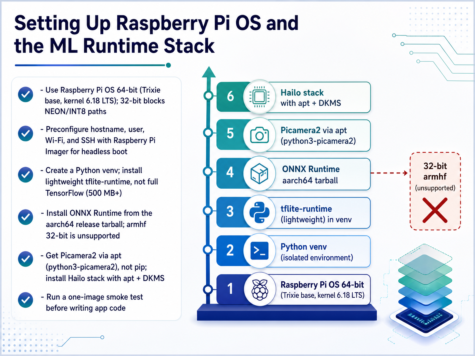 Setting Up Raspberry Pi OS and the ML Runtime Stack