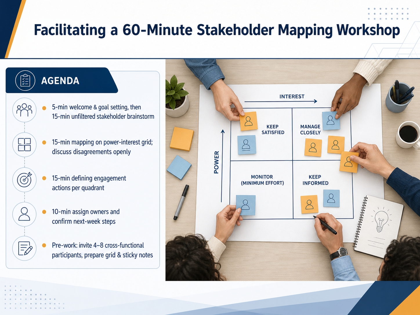 Facilitating a 60-Minute Stakeholder Mapping Workshop